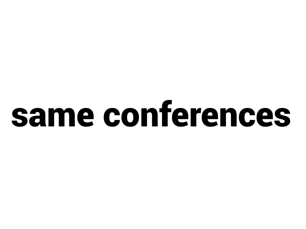 same conferences