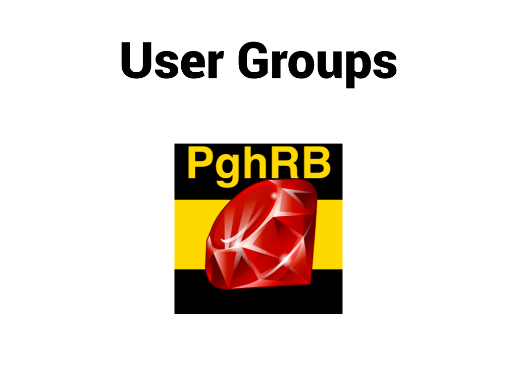 User groups: Pittsburgh Ruby
