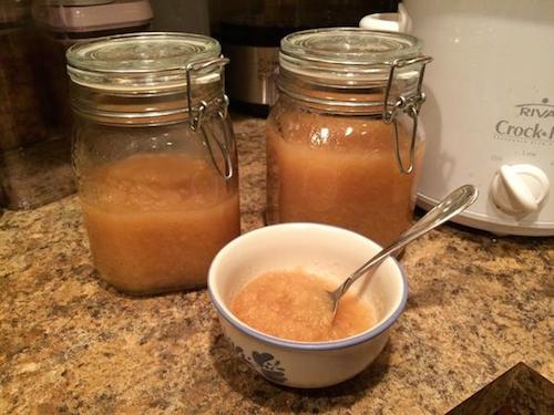 homemade applesauce