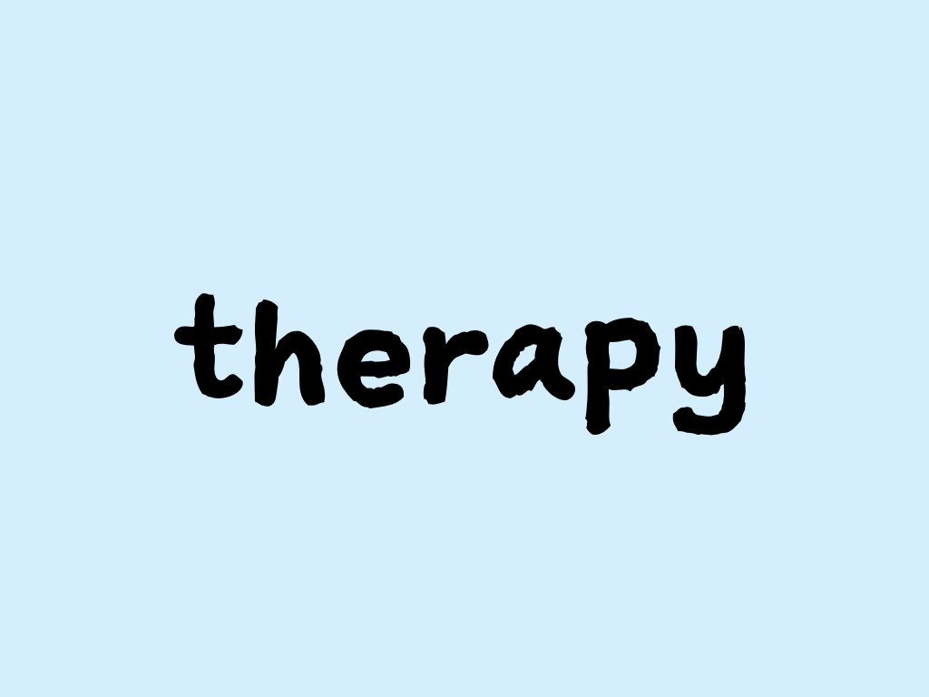 Slide content: therapy